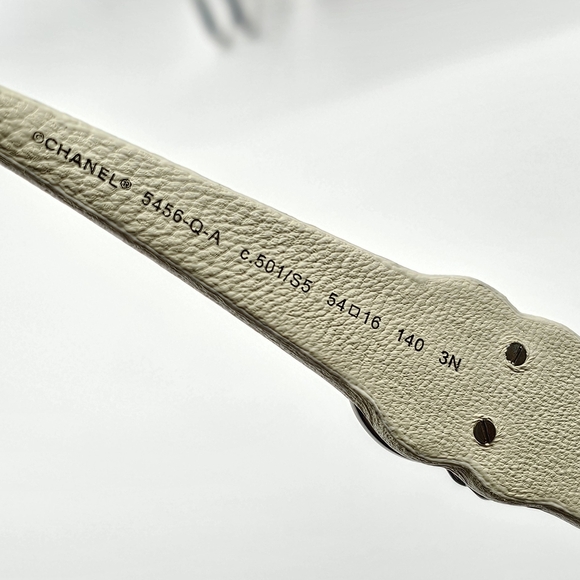 CHANEL CREAM AND BLACK SUNGLASSES CRYSTAL 5456QA C501S5 - Picture 5 of 12